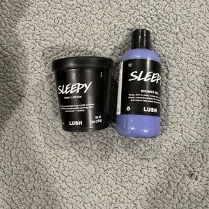 BNIB LUSH SLEEPY SHOWER GEL & BODY LOTION FULL SIZES 7.4oz/ 8.4oz